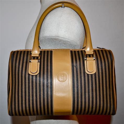 striped vintage fendi bags|Fendi vintage denim bag.